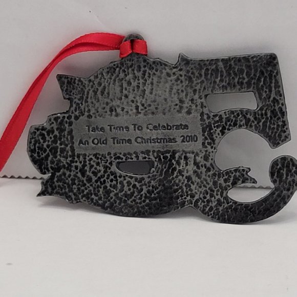 Silver Dollar City 50th Anniversary Made in USA Christmas Pewter Ornament 2010 - Picture 2 of 7
